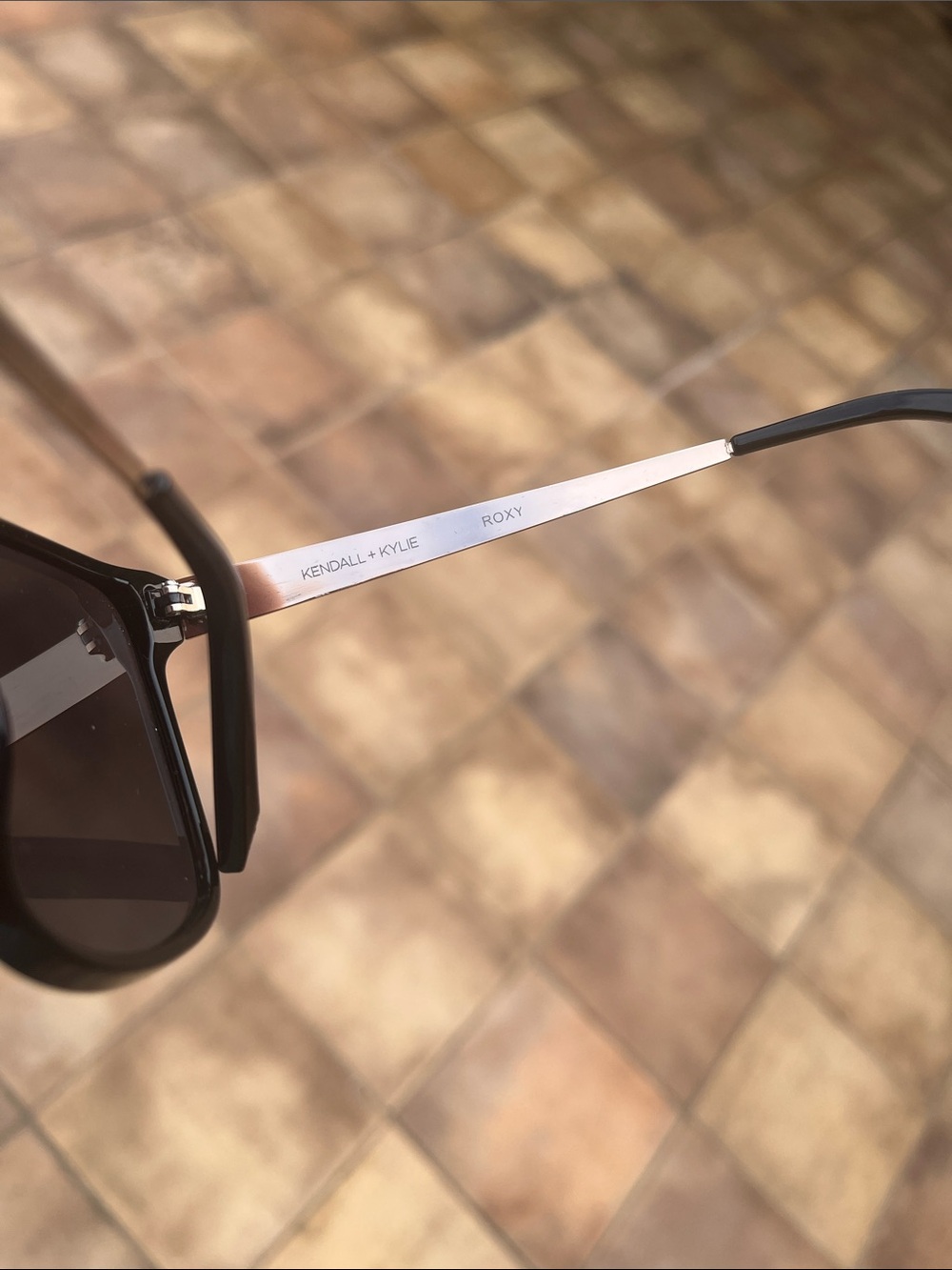 Kendall & Kylie Black Sleek Oversized Sunglasses - Picture 6 of 11